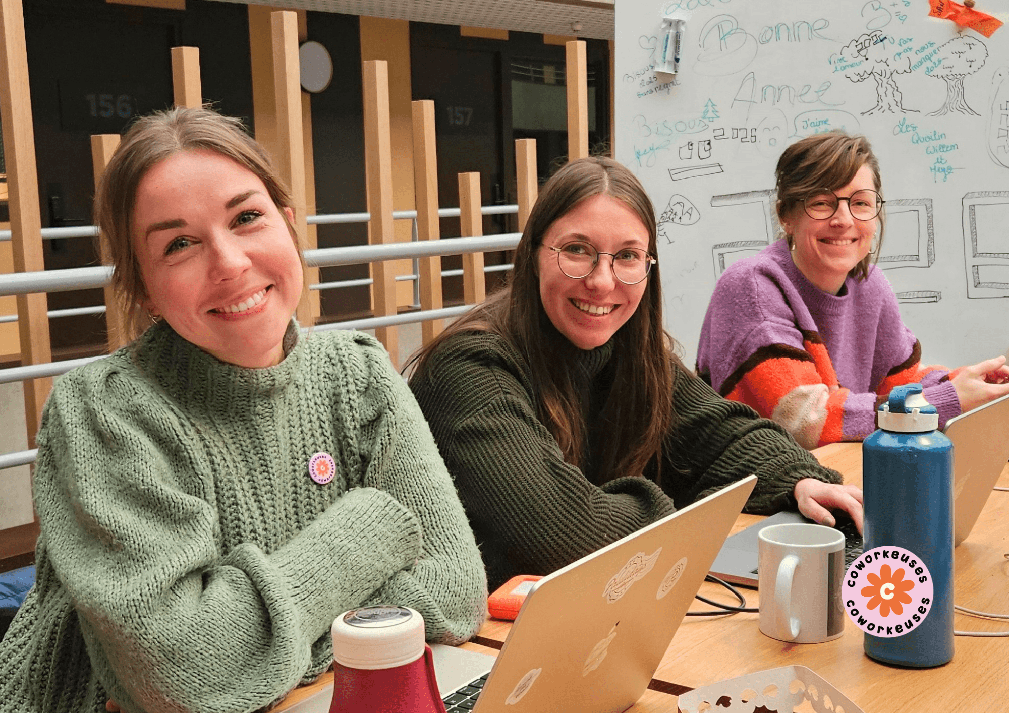 Membres des Coworkeuses, réseau de femmes entrepreneures de la métropole lilloise.
